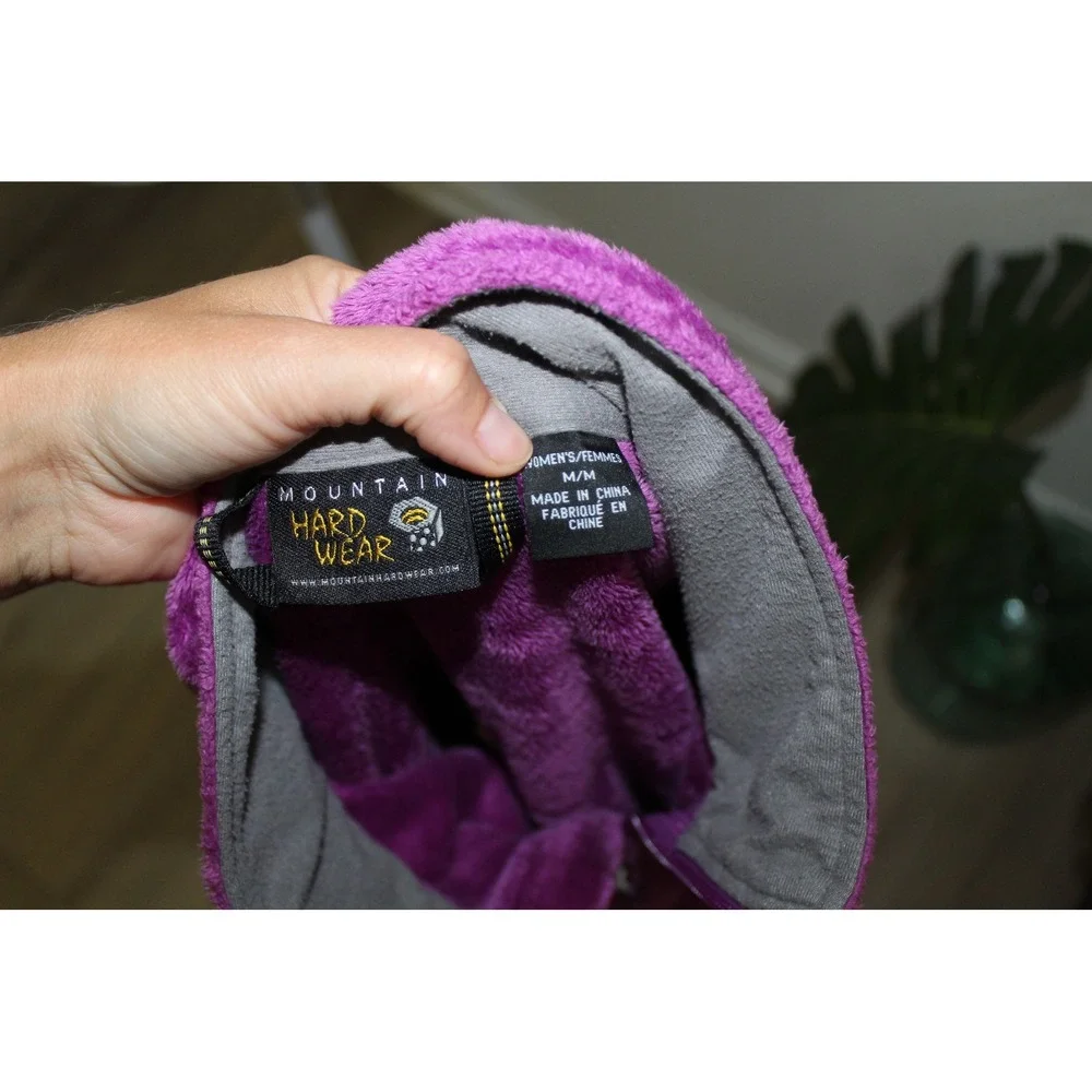 Mountain Hardwear Monkey Woman Fleece Jacket Purple Full Zip OL3866 Medium